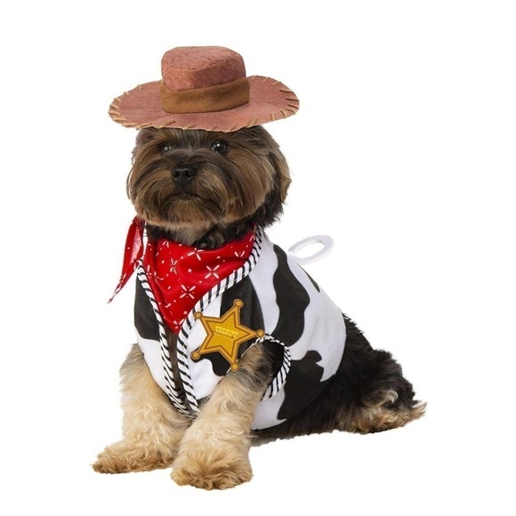 New Toy Story Woody Cowboy Pet Dog Cat Accessory Costume Small/Medium - Picture 1 of 7
